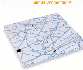 3d view of Andilly-en-Bassigny