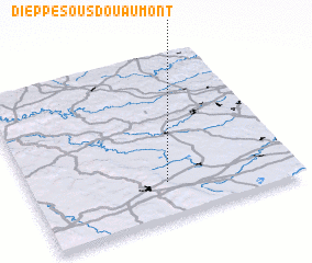 3d view of Dieppe-sous-Douaumont