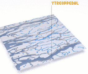 3d view of Ytre Oppedal