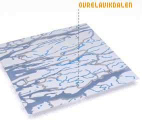 3d view of Øvre Lavikdalen