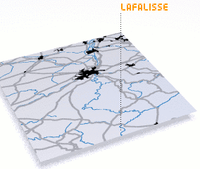 3d view of La Falisse