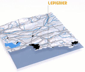 3d view of Le Pignier