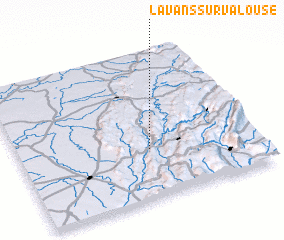 3d view of Lavans-sur-Valouse