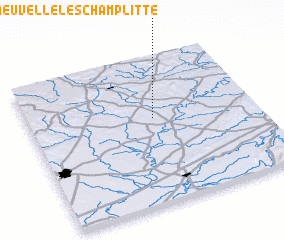 3d view of Neuvelle-lès-Champlitte