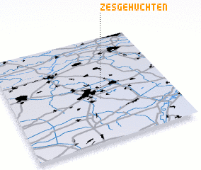 3d view of Zes Gehuchten