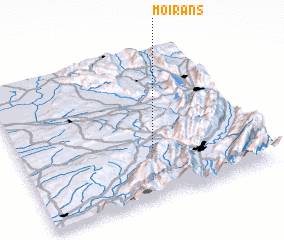 3d view of Moirans