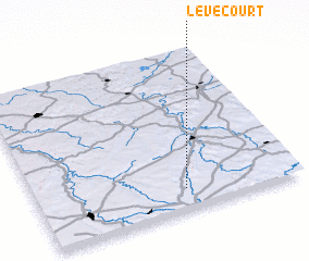 3d view of Levécourt