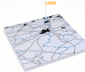 3d view of Liège
