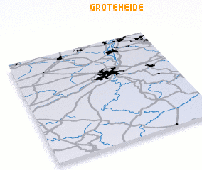 3d view of Grote Heide