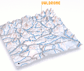 3d view of Valdrôme