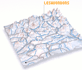 3d view of Les Avondons