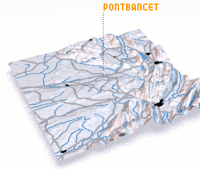 3d view of Pont-Bancet