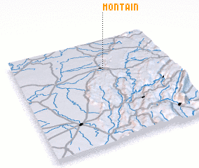 3d view of Montain