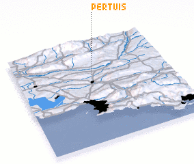 3d view of Pertuis