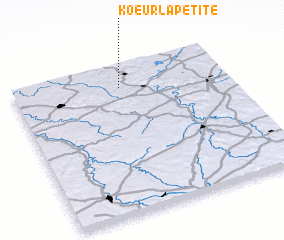 3d view of Koeur-la-Petite