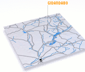 3d view of Gidan Dabo