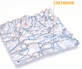 3d view of Contadour