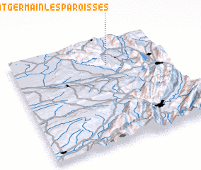 3d view of Saint-Germain-les-Paroisses