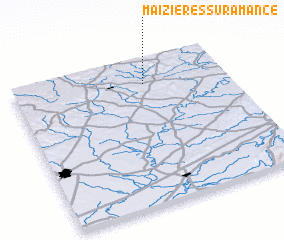 3d view of Maizières-sur-Amance