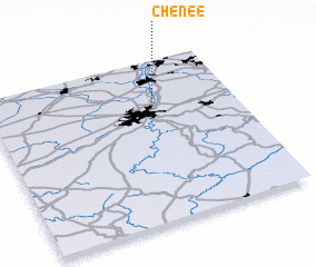 3d view of Chênée