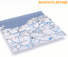 3d view of Mechtat el Bethab