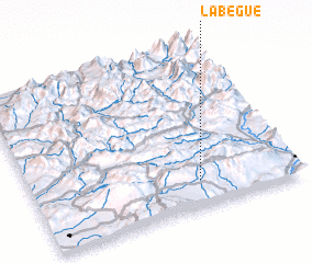 3d view of La Bègüe