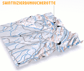 3d view of Saint-Nizier-du-Moucherotte