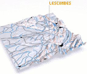 3d view of Les Combes