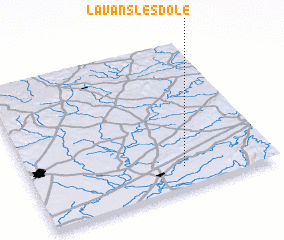 3d view of Lavans-lès-Dole