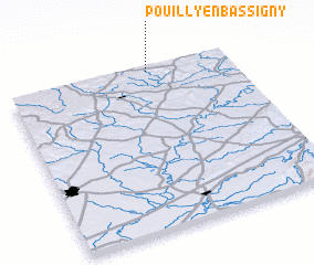 3d view of Pouilly-en-Bassigny