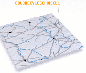 3d view of Colombey-lès-Choiseul