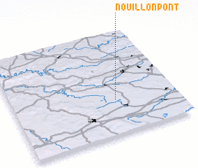 3d view of Nouillonpont