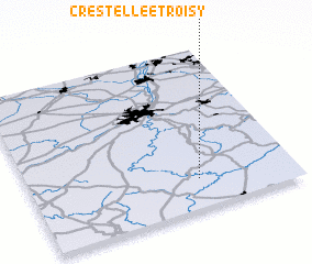 3d view of Crestelle et Roisy