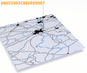 3d view of Vaux-sous-Chèvremont