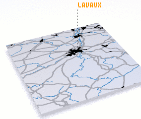 3d view of La Vaux