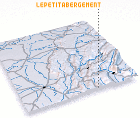 3d view of Le Petit-Abergement