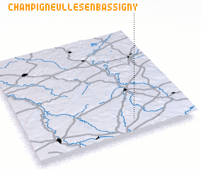 3d view of Champigneulles-en-Bassigny