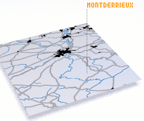 3d view of Mont Derrieux