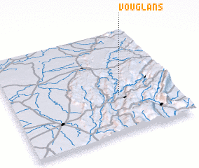 3d view of Vouglans