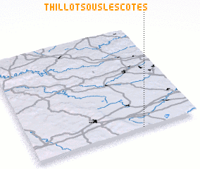 3d view of Thillot-sous-les-Côtes