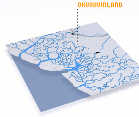 3d view of Okuovu Inland