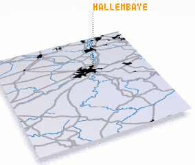 3d view of Hallembaye