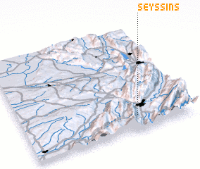 3d view of Seyssins