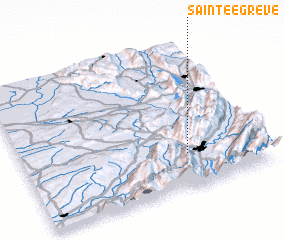 3d view of Sainte-Égrève