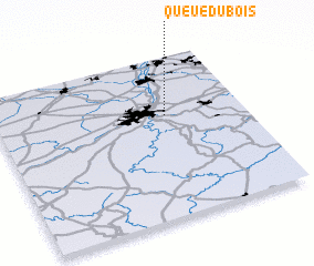 3d view of Queue-du-Bois