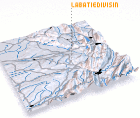 3d view of La Bâtie-Divisin