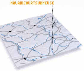 3d view of Malaincourt-sur-Meuse