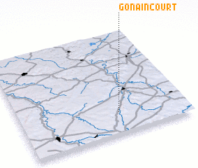 3d view of Gonaincourt