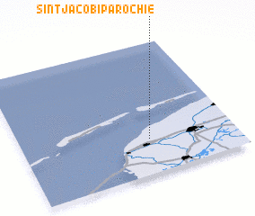 3d view of Sint Jacobiparochie