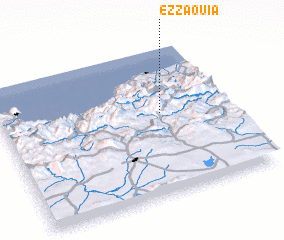 3d view of Ez Zaouia